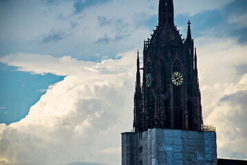 Frankfurt Cathedral photographed in Frankfurt am Main, Germany. Picture made in 2009.