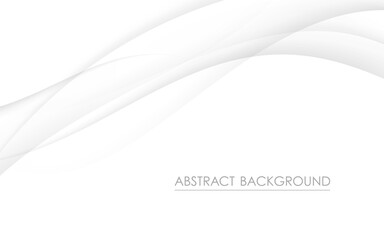 白い曲線的な背景