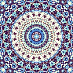 Fototapeta na wymiar Digital art fractal background. Psychedelic futuristic abstract pattern.