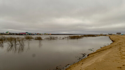 river flooding during high water