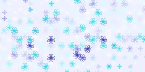 Light Pink, Blue vector layout with wry lines.