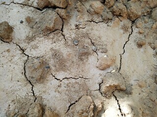 Cracked Dry Land Stock Photo