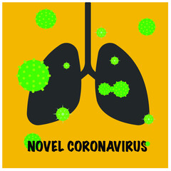 Coronavirus outbreak and coronaviruses influenza background. Coronavirus 2019-nCoV. Pandemic medical health risk, immunology, virology, epidemiology concept.