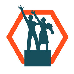 Jakarta Statue Welcome Statue in Jakarta Indonesia, In Indonesian Language called Tugu Selamat Datang