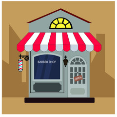 Shop Vector Icon Flat Vector, Pharmacy, Barbershop, Hospital, Store icon flat vector, unique