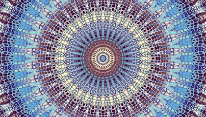 Digital art fractal background.  Psychedelic futuristic abstract pattern.