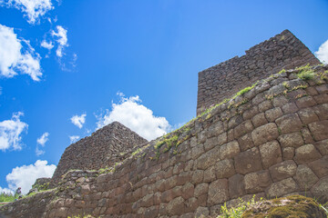 The Sacred Valley and the Inca ruins of Pisac, near Cuzco Peru.