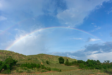 The sky after the rain is always beautiful.