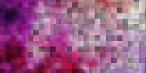 Light Pink, Yellow vector pattern in square style.