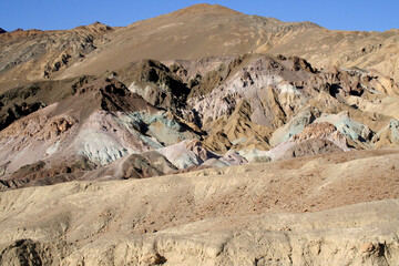 Scenic and colorful Death Valley landscape.