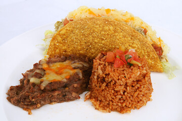fried rice with chicken