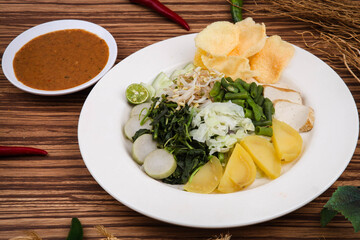 Gado gado is indonesian traditional food