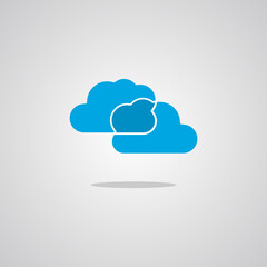 Illustration vector graphic of Cloud. Perfect to use for Technology Company