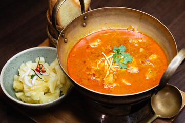 Thai red chicken curry