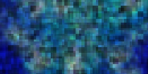 Light BLUE vector background with rectangles.