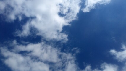 blue sky with clouds