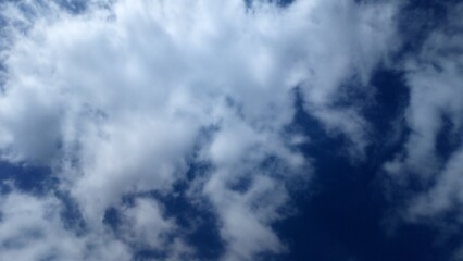 blue sky with clouds