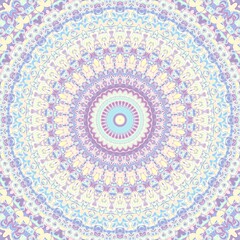 Mandala ornament. Digital art fractal background. 