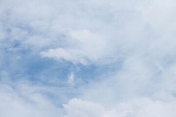 Clouds in the sky before rain