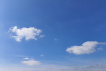 Naklejka na ściany i meble clouds, blue sky background design elements. Pantone Classic Blue.
