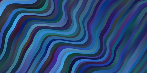 Light BLUE vector backdrop with curves.