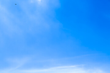 blue sky with beautiful natural white clouds