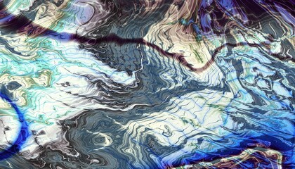 Abstract wavy fractal