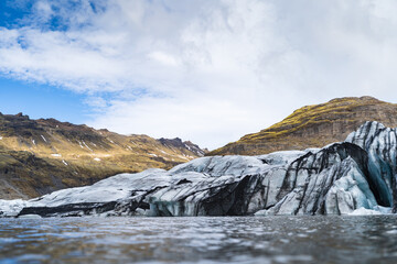 One of the most popular glaciers within the Golden Circle in Iceland is called Solheimajokull and is located near the town of Vik