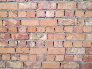 Fototapeta premium yellow brick wall exterior texture