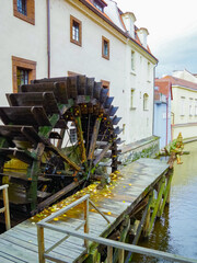 historic Water Mill in Prague, Water Mill, czech republic, travel photo © Sergey