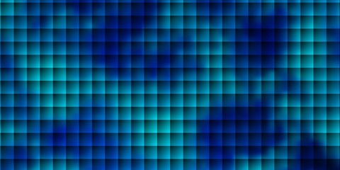 Light BLUE vector pattern in square style.