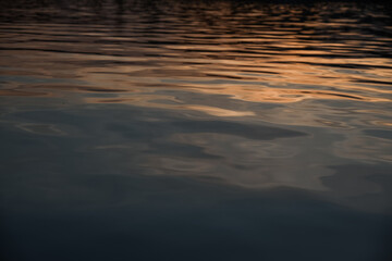 Sunset on the French Broad River in Tennessee