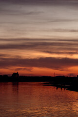 Fototapeta premium sunset over the sea