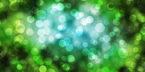 Obraz premium Light Blue, Green vector backdrop with dots.