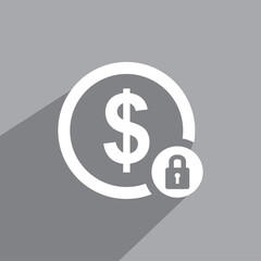 money lock icon , secret money icon