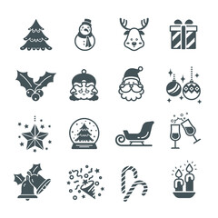 Christmas Party icon set / Merry Christmas