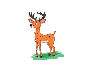 Fototapeta premium a deer standing