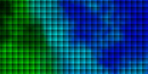 Light Blue, Green vector texture in rectangular style.