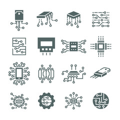 Electronics  Vector / Electronics icon set 02
