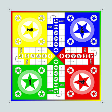 Premium Vector, Ludo board game in different perspectives