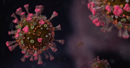 COVID-19, oil painting stylization.