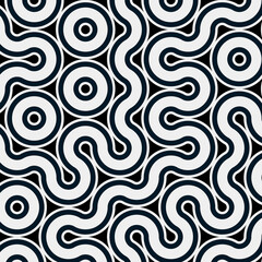 Colour Hehagon Tile Connection art background design illustration