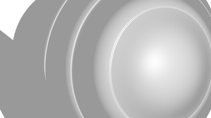 3D illustration of a textured background in LIGHT GRAY color and white with circles for document and presentation environment