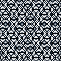 Colour Hehagon Tile Connection art background design illustration