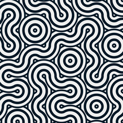 Colour Hehagon Tile Connection art background design illustration