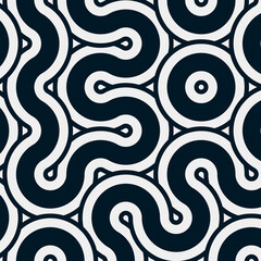 Colour Hehagon Tile Connection art background design illustration