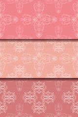 Set seamless color damsk pattern. Allover vector design for fabric, apparel textile, interior, wallpaper, phone case.