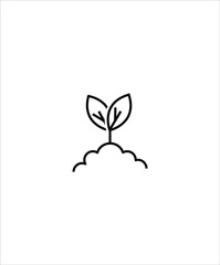 plant icon,vector best line icon.