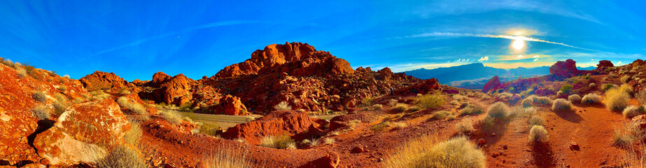 Amazing landscape in Valley of Fire © Maria