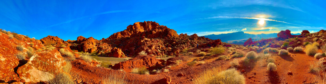 Amazing landscape in Valley of Fire